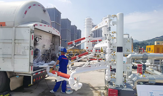 The LNG Loading And Unloading Arm 