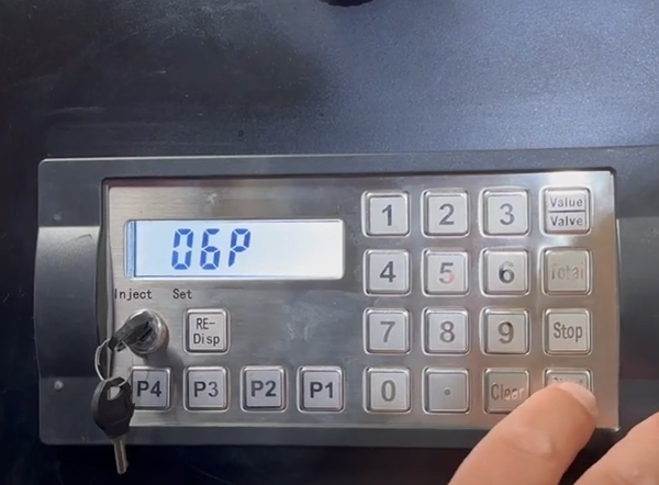 WELLDONE keyboard - 06p Set the oil type