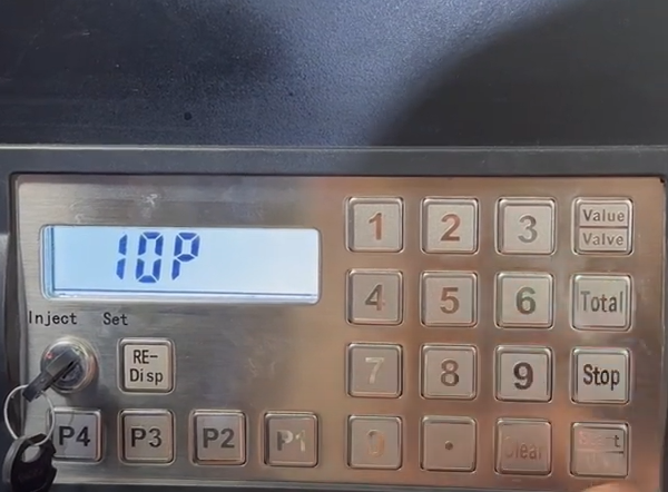 WELLDONE keyboard - 10p Set the pulse coefficient