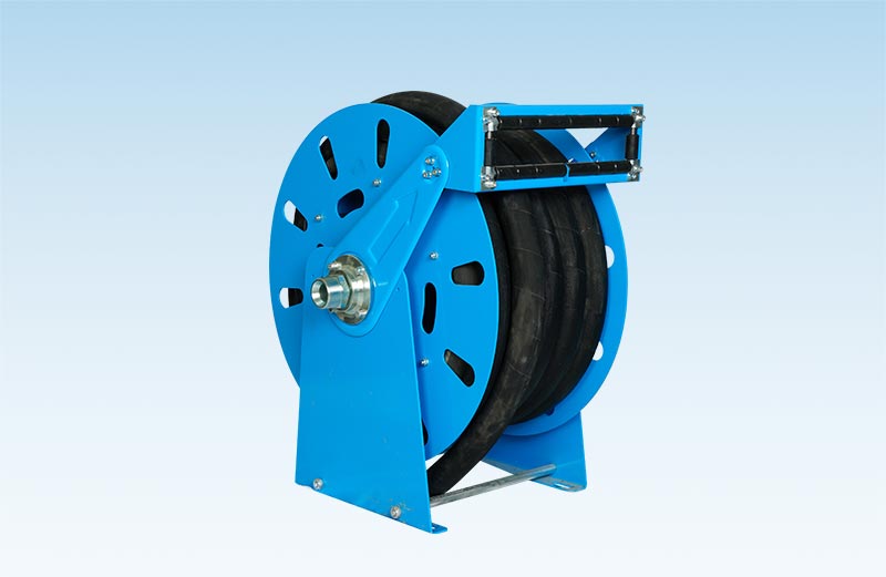 Hose Reel With Guide Hole